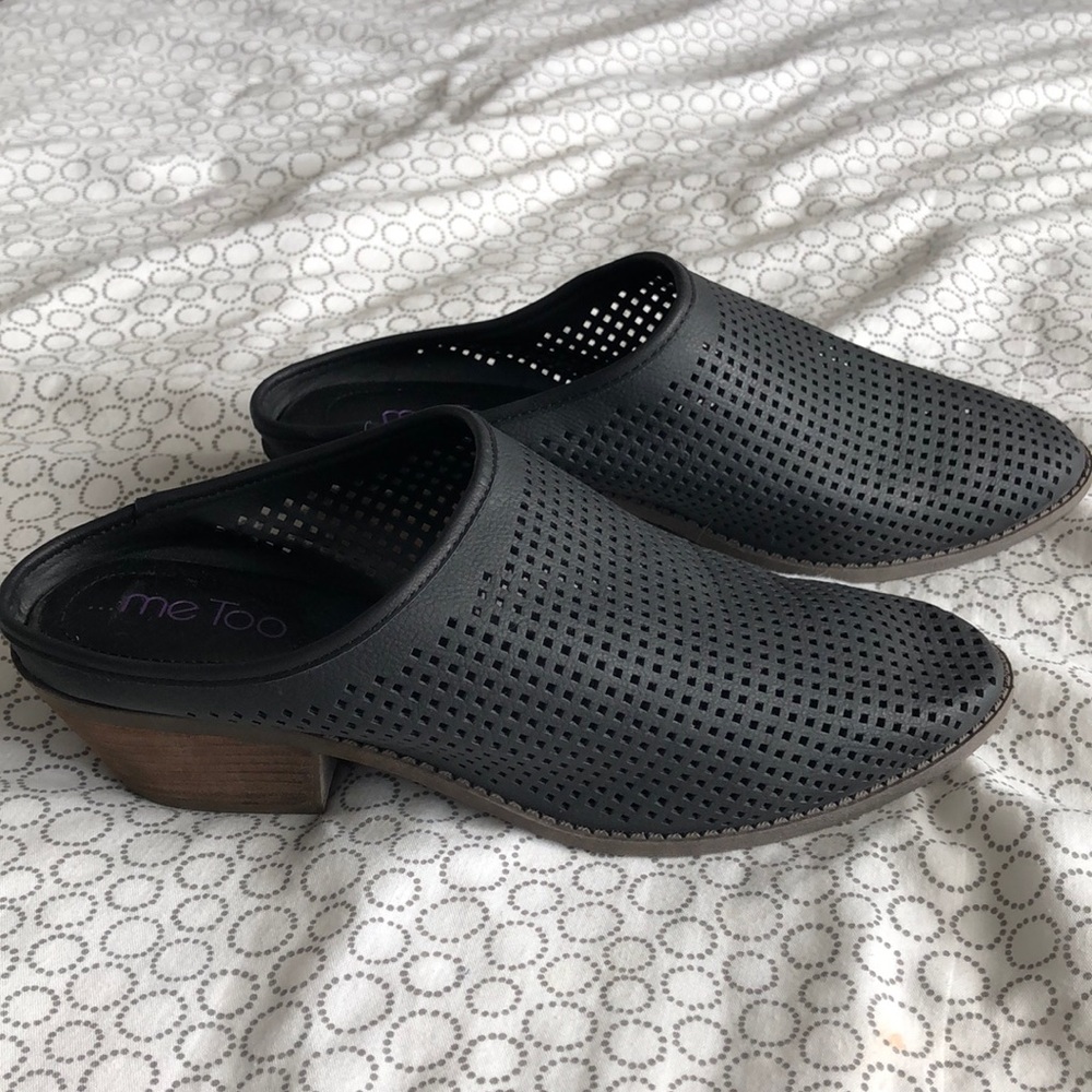 Me Too Perforated Mules NWOT